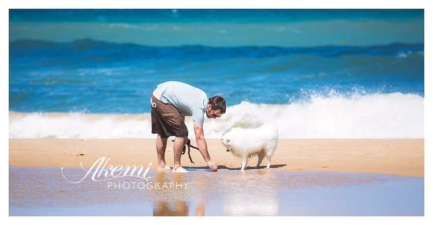 Keiko's First Trip to the Beach ~ Dog Photography - Puppy Tales